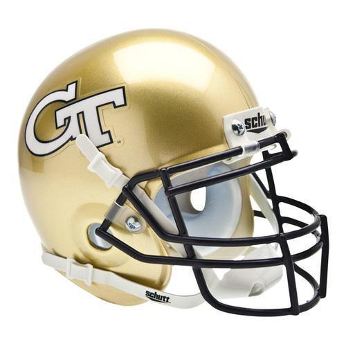 Georgia Tech Yellow Jackets Mini Football Helmet - NCAA College Sports Collectible - Perfect for Fans, Memorabilia Displays & Game Room Decor