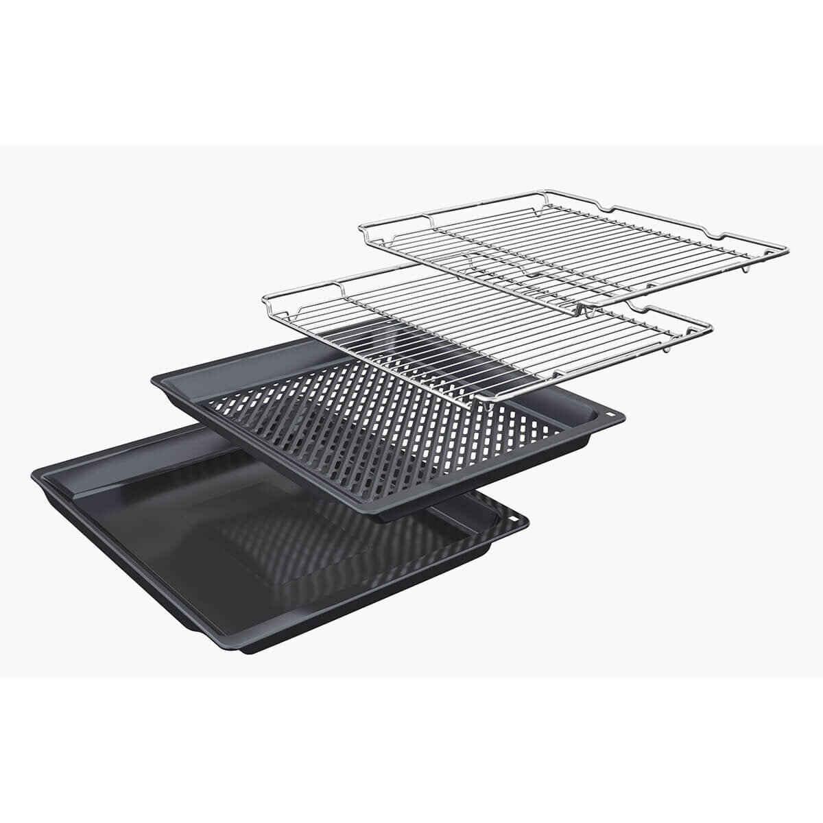 Bosch Series 6 60cm Built-In Pyrolytic Oven with Steam Function HRG572EB3A - Perfect for Baking, Roasting & Self-Cleaning in Modern Kitchens