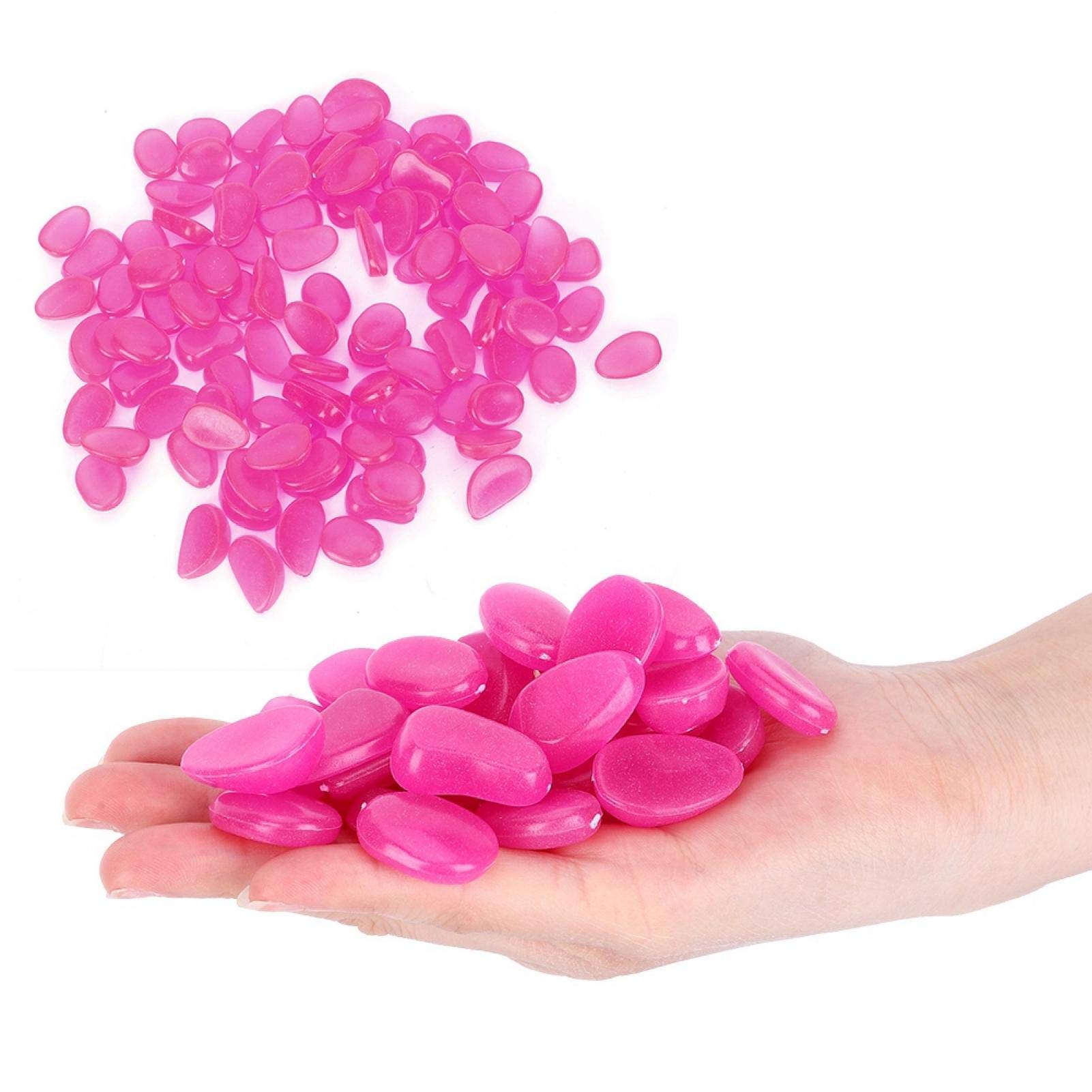 Natural Luminous Decorative Stones - High-Quality Purple Glowing Rocks for Aquariums, Fish Ponds, Bonsai Gardens & Indoor Vase Decor | Perfect for Nighttime Landscape Lighting and Zen Decorations