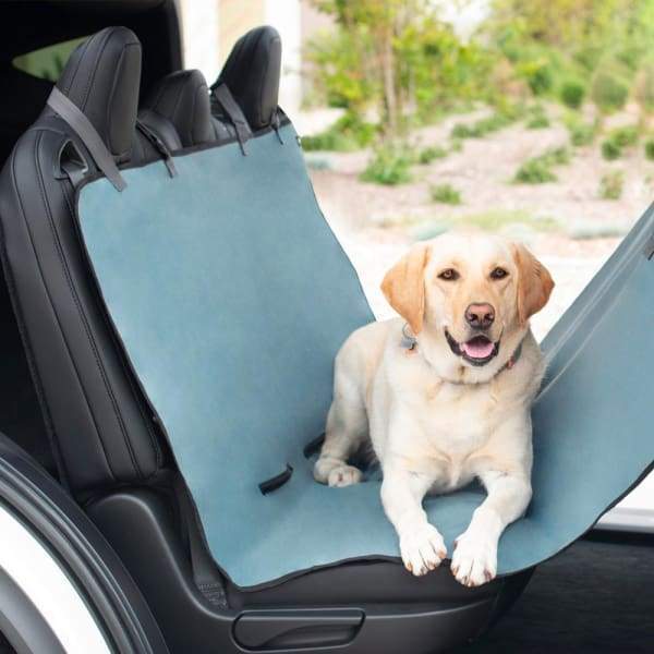 ZippyPaws Adventure Car Hammock for Dogs - Waterproof Pet Seat Cover with Non-Slip Bottom - Perfect for Road Trips & Travel Protection (10% OFF)