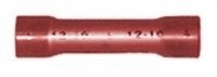 1000PCS Red 22-18 AWG Nylon Insulated Electrical Wire Butt Connectors - Flared Entry Crimp Terminals for Automotive, Marine & DIY Electrical Projects by A Plus Parts House - Perfect for Wiring Repairs, Custom Harnesses and Electrical Connections