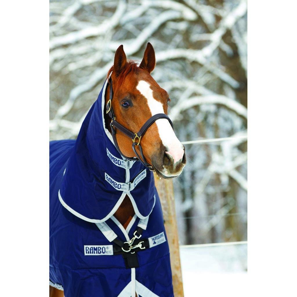 Horseware Ramboo Original Leg Arch 200G Midweight Horse Blanket - Navy/Silver, 81