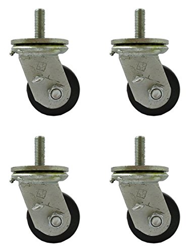 DUVENSET12 Heavy Duty Vending Machine Wheels - 4 Pack Phenolic Casters with 4000 lb Capacity for Commercial Use | Ideal for Vending Machines, Arcade Games, and Industrial Equipment