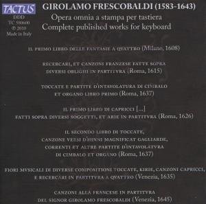 Frescobaldi Keyboard Works - Complete Collection for Pianists & Musicians