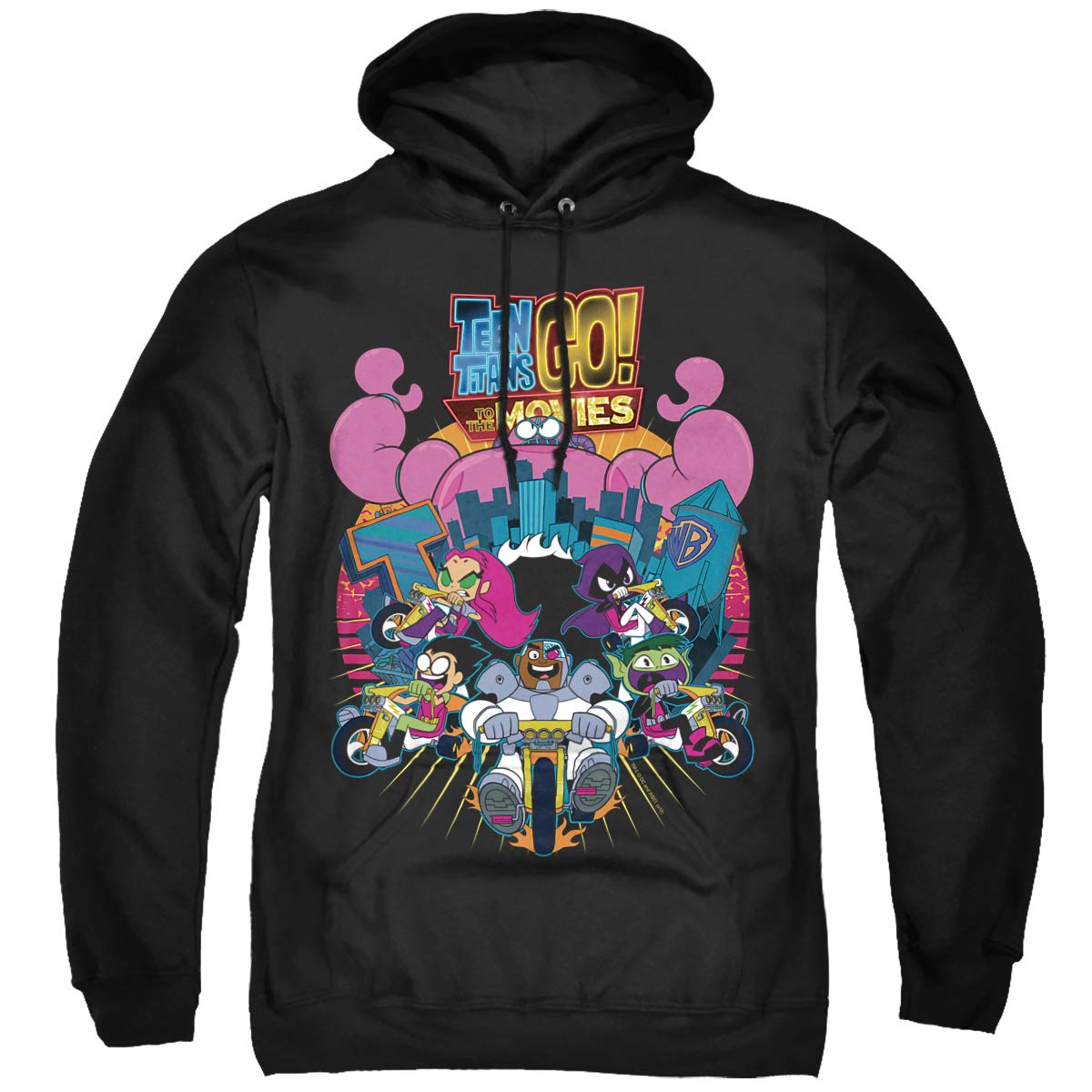 Teen Titans Go To The Movies Hoodie - Unisex Pullover Sweatshirt for Adults & Teens | Casual Wear, Cosplay & Superhero Fan Merch