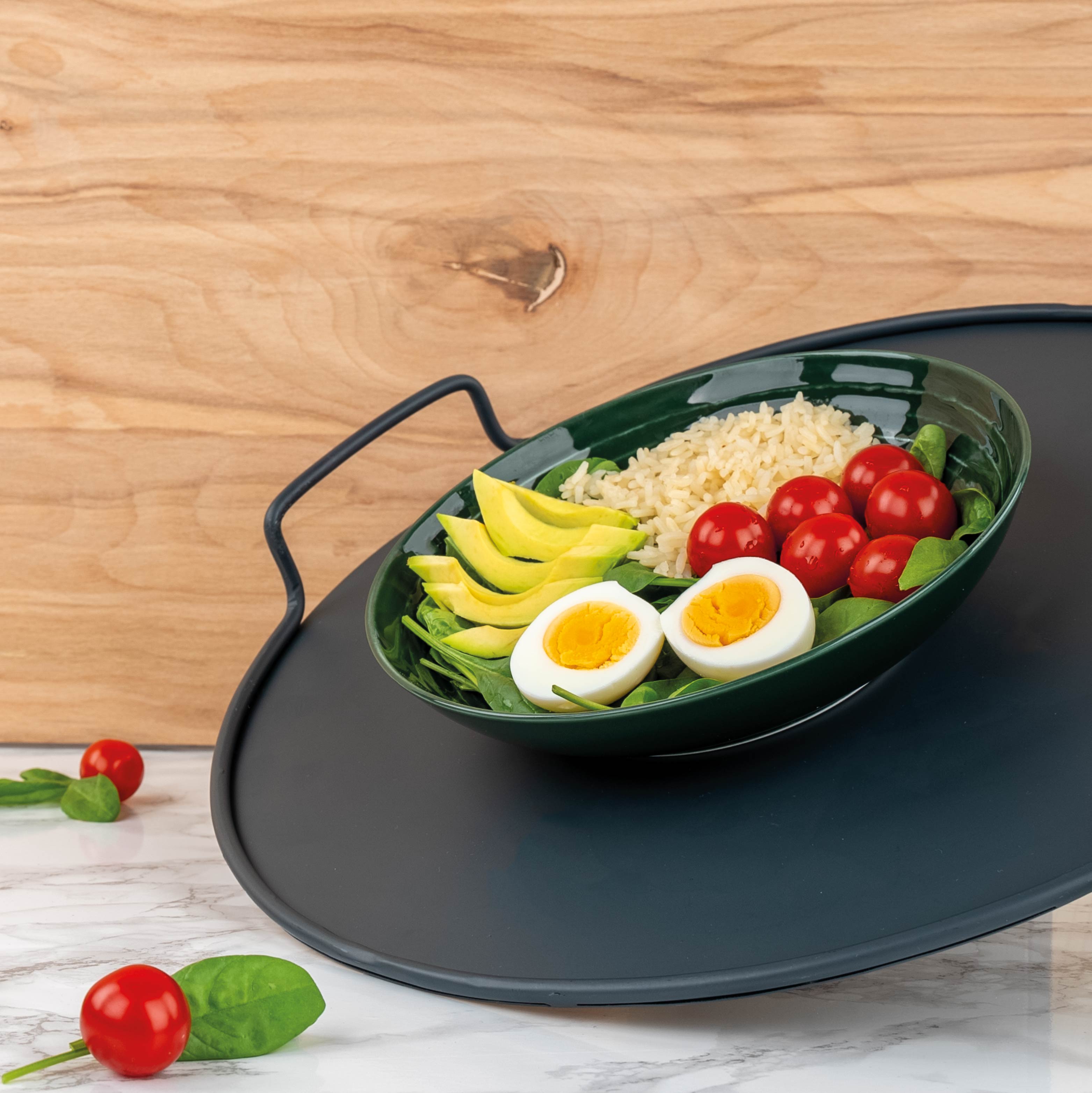 Premium Porcelain Food Bowls with Magnet Base - 21cm (8.3