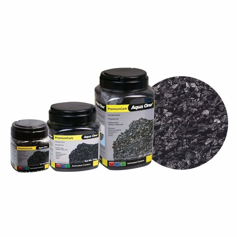 Aqua One Premium Activated Carbon for Aquarium & Fish Tank - Removes Odors, Toxins & Improves Water Clarity - Ideal for Freshwater & Saltwater Fish Tanks, Ponds & Hydroponics Systems