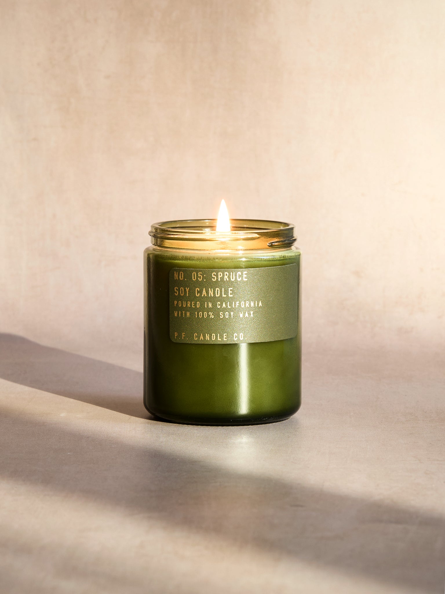 P.F. Candle Co 7.2oz Winter Archive Soy Candle - No.5 Spruce Scent | Eco-Friendly, Hand-Poured Soy Wax Candle for Home, Office & Relaxation | Perfect for Winter Evenings, Cozy Decor & Aromatherapy