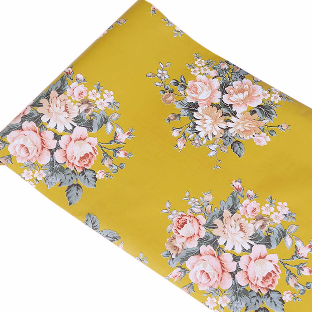 Self-Adhesive Floral Vinyl Shelf Liner - 17.7