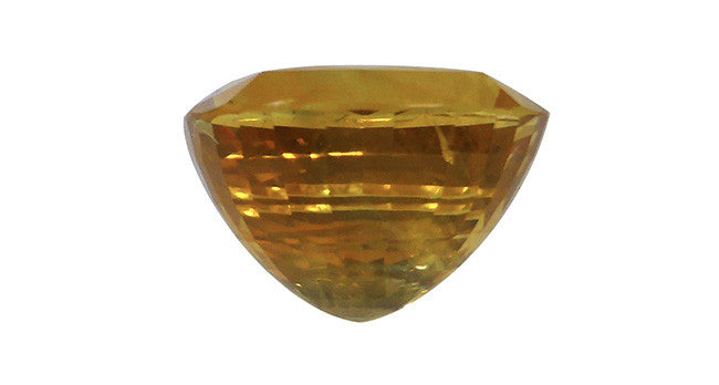 6.23ct Natural Yellow Sapphire Gemstone - Cushion Cut Loose Stone for Jewelry Making, Engagement Rings & Fine Collections