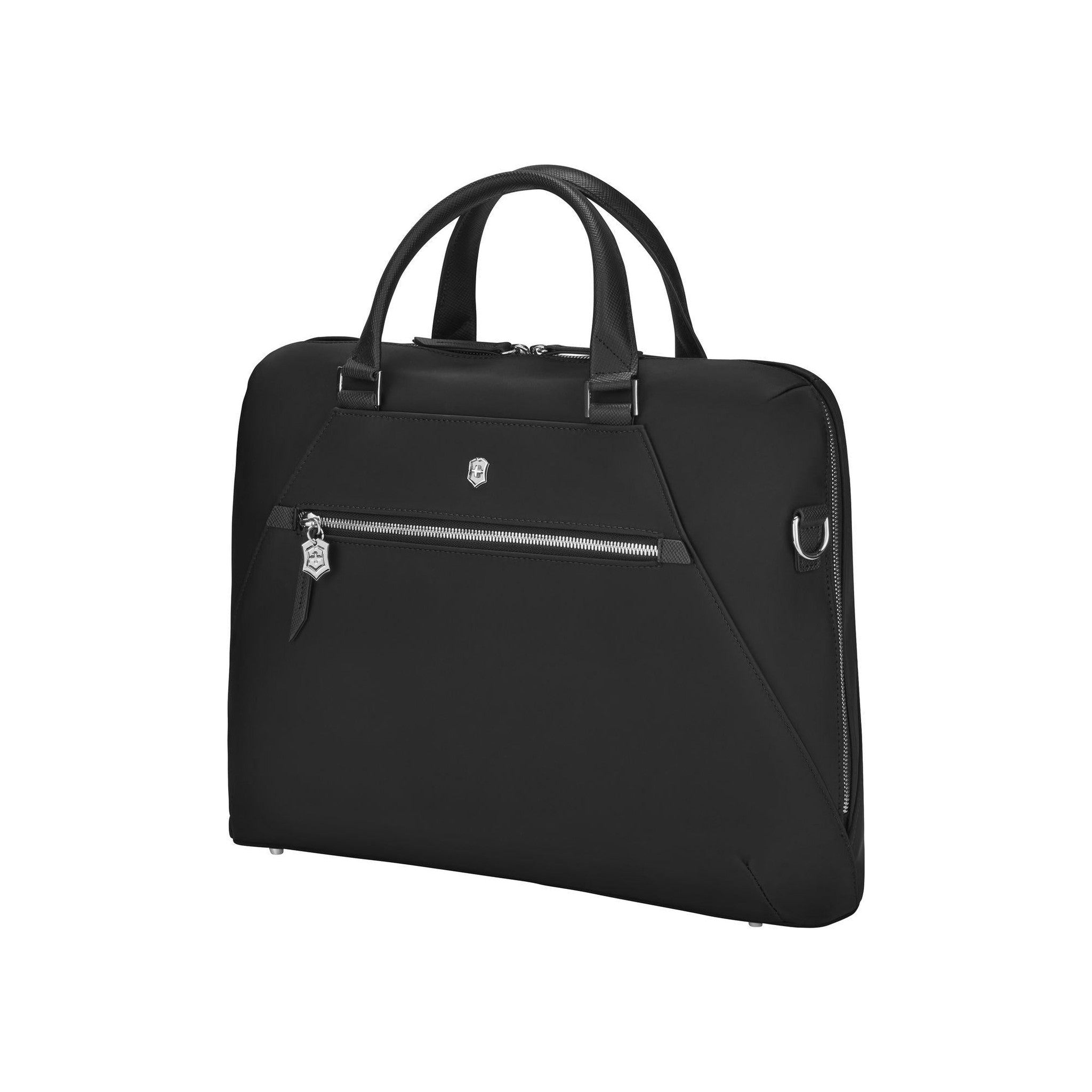 Victorinox Victoria Signature Business Briefcase - Professional Leather Laptop Bag for Men & Women - Perfect for Office, Travel, and Business Meetings