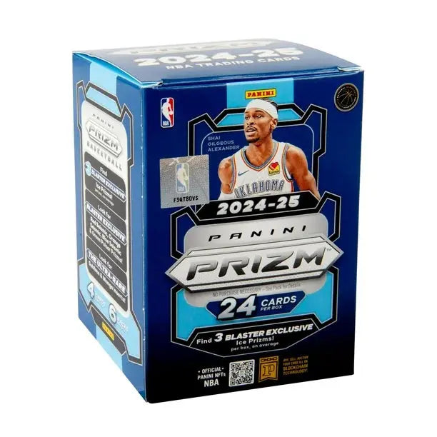 2024-25 Panini NBA Prizm Basketball Trading Cards Blaster Box - Collectible Sports Cards for NBA Fans & Card Collectors - Perfect for Trading, Gifting, and Investment