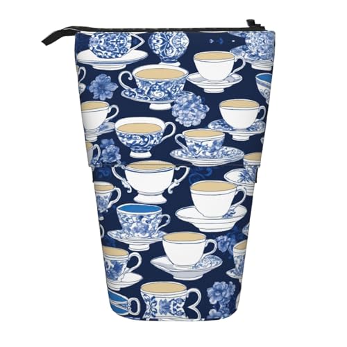 Hand Drawn Teapots And Cups