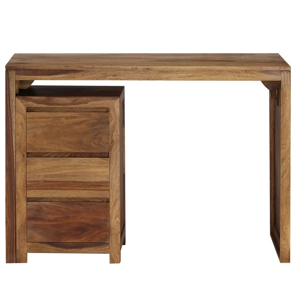Sturdy Sheesham Wood Writing Desk 43.3