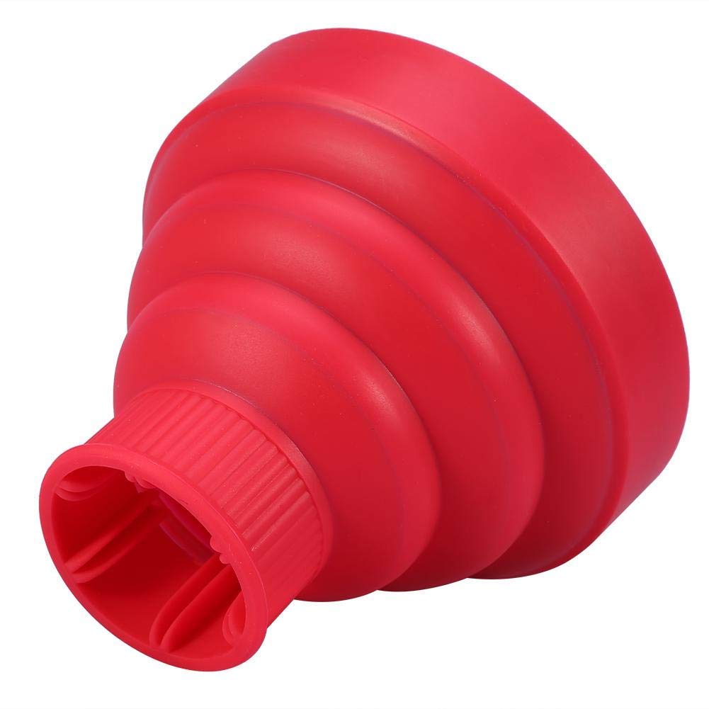 Professional Foldable Hair Dryer Diffuser for Curly Hair - Styling Hairdressing Tool with Red Cover | Perfect for Home Salon, Travel & Daily Curly Hair Care
