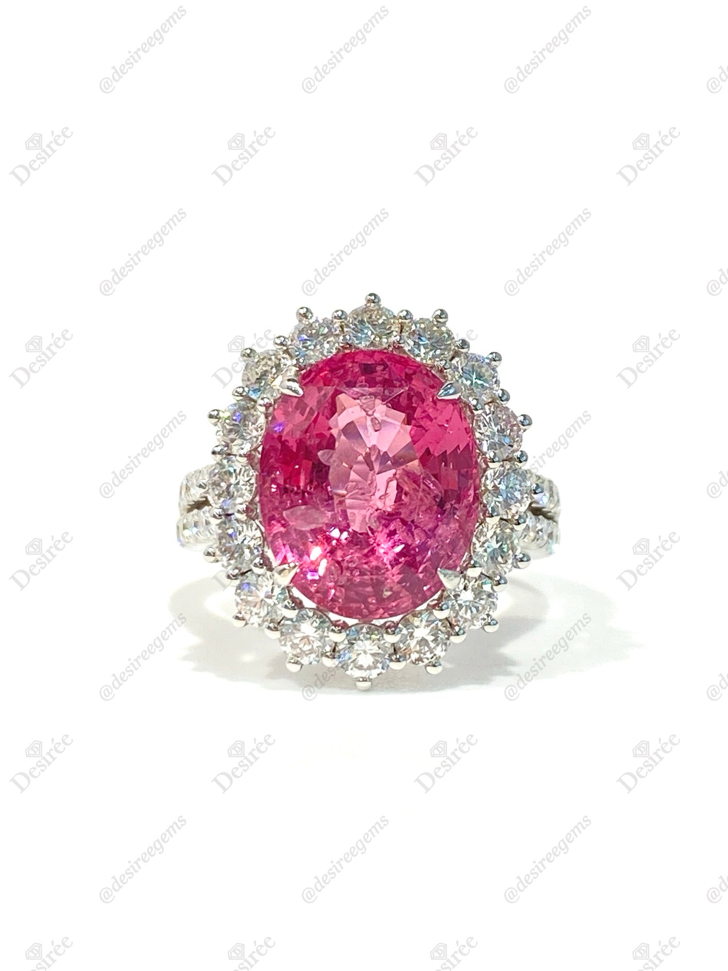Natural Mahenge Pink Spinel 7.16ct Ring - Genuine Tanzanian Gemstone Jewelry for Women, Engagement & Anniversary Gifts, Elegant Handmade 925 Silver Ring for Special Occasions