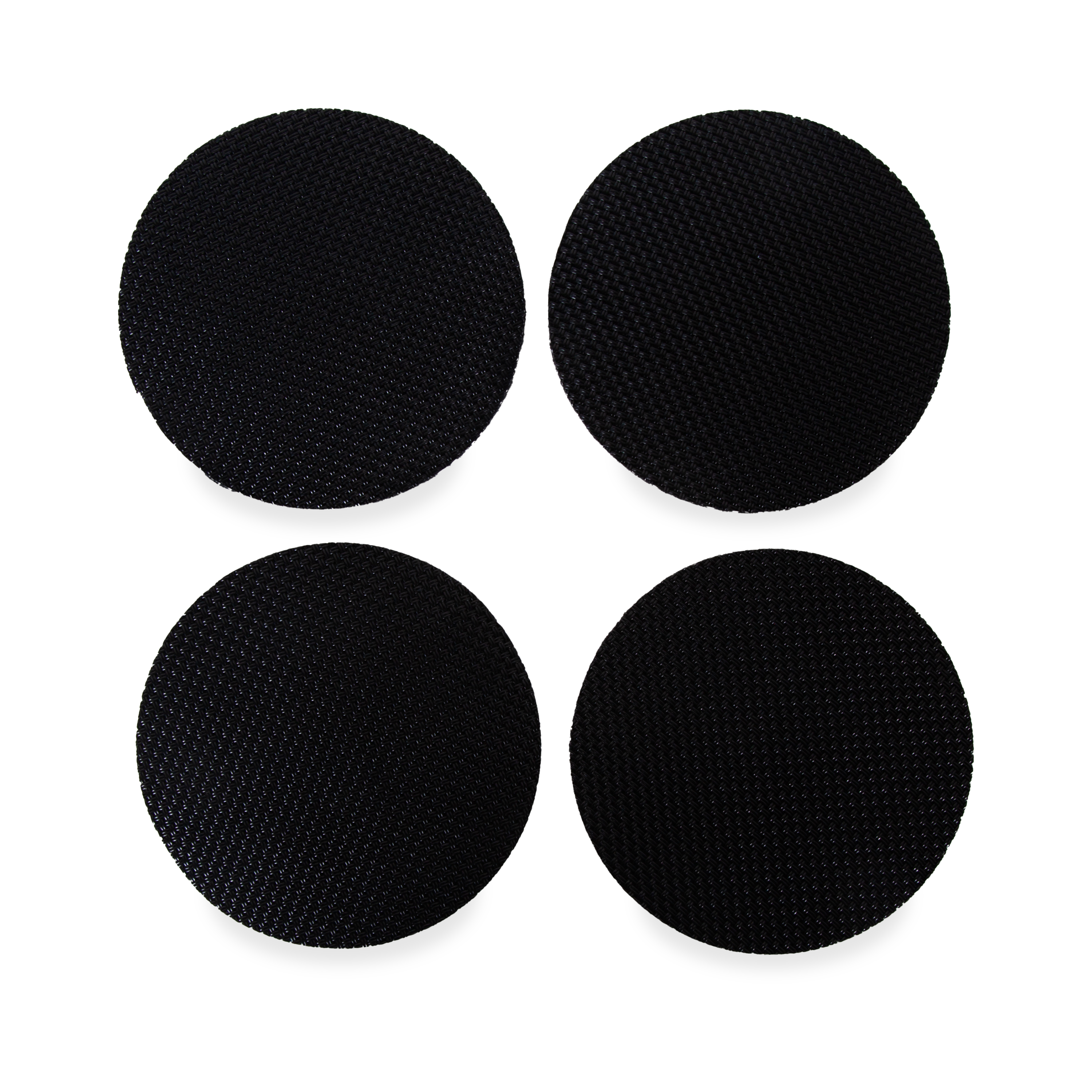 Mini Basketweave Coaster Set - 4 Pack Absorbent Cork Coasters for Hot & Cold Drinks - Perfect for Coffee Tables, Dining Tables, and Home Decor