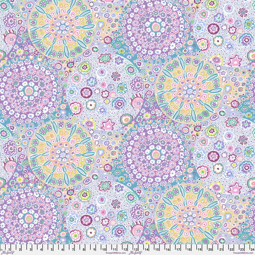 Kaffe Fassett Millefiore GP92.LILAC - Premium Cotton Quilting Fabric for DIY Sewing, Patchwork & Home Decor Projects - Perfect for Quilts, Bags, and Crafting