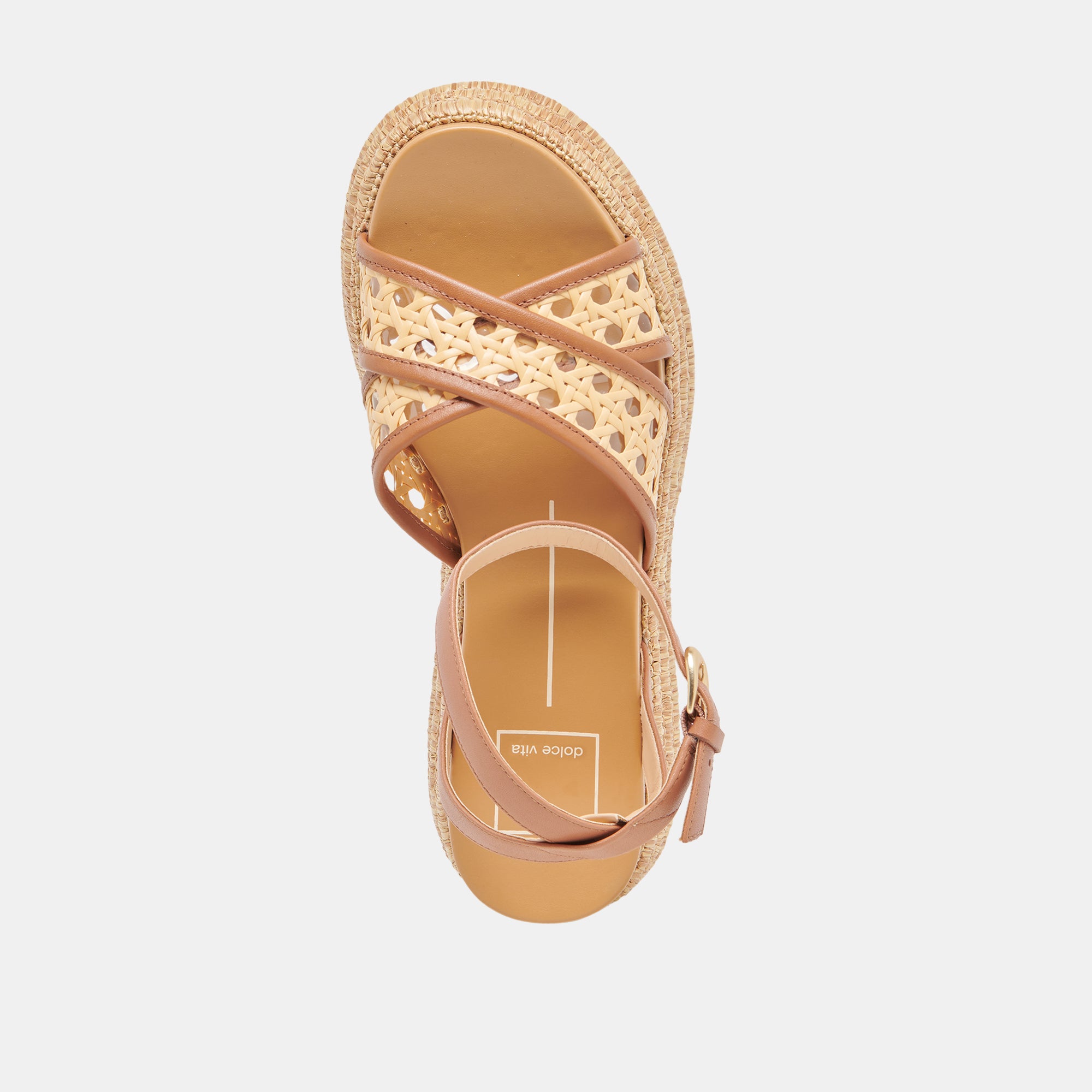 WRILEY Women's Saddle Sandals - Handwoven Raffia Leather Straps - Comfortable Summer Slide Shoes for Beach, Vacation & Casual Outings