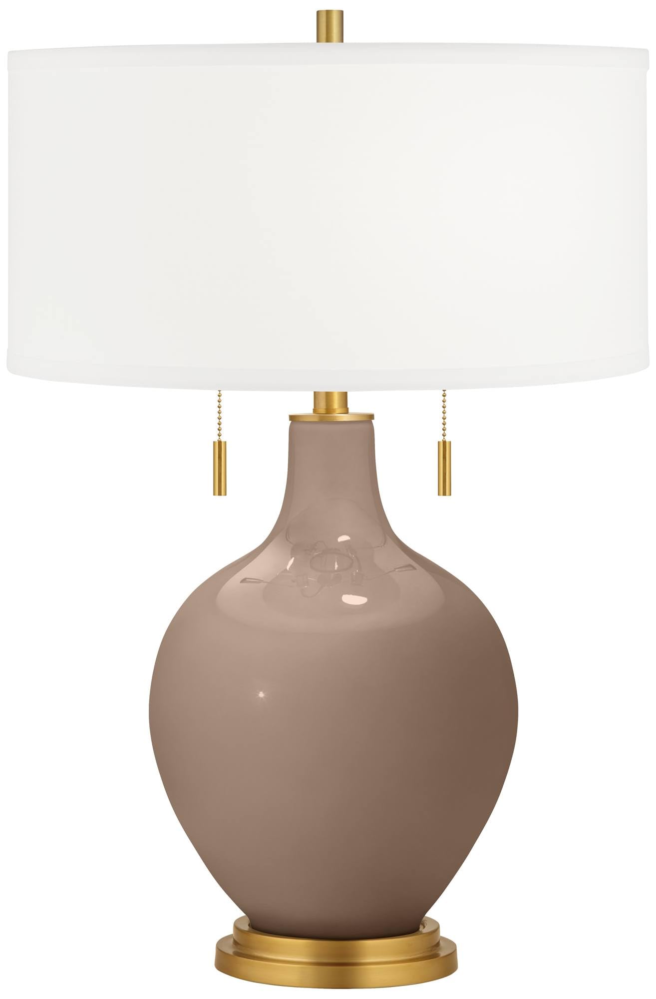 Modern Mocha Brown Table Lamp - 28
