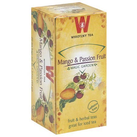 Premium Mango Passion Fruit Tea Bags - 20 Count (Pack of 6) | Natural Herbal Tea for Relaxation & Energy Boost | Perfect for Afternoon Tea, Office Break or Gift Giving