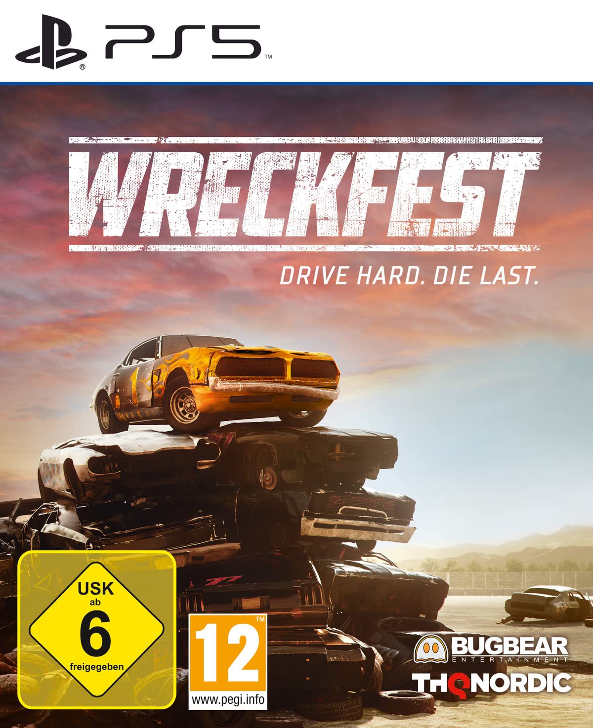 Wreckfest PS5 Racing Game - USK 6 | Thrilling Car Destruction & Demolition Derby Action | Perfect for Multiplayer Gaming & Competitive Racing Enthusiasts