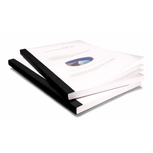 Coverbind Clear Matte/Linen Backs Thermal Binding Covers - 3/8