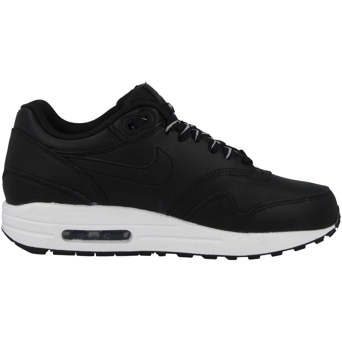 Nike Women's WMNS Air Max 1 SE Sneakers - Black/Black-White - Size 8.5 US - Running, Walking & Casual Wear Shoes for Women