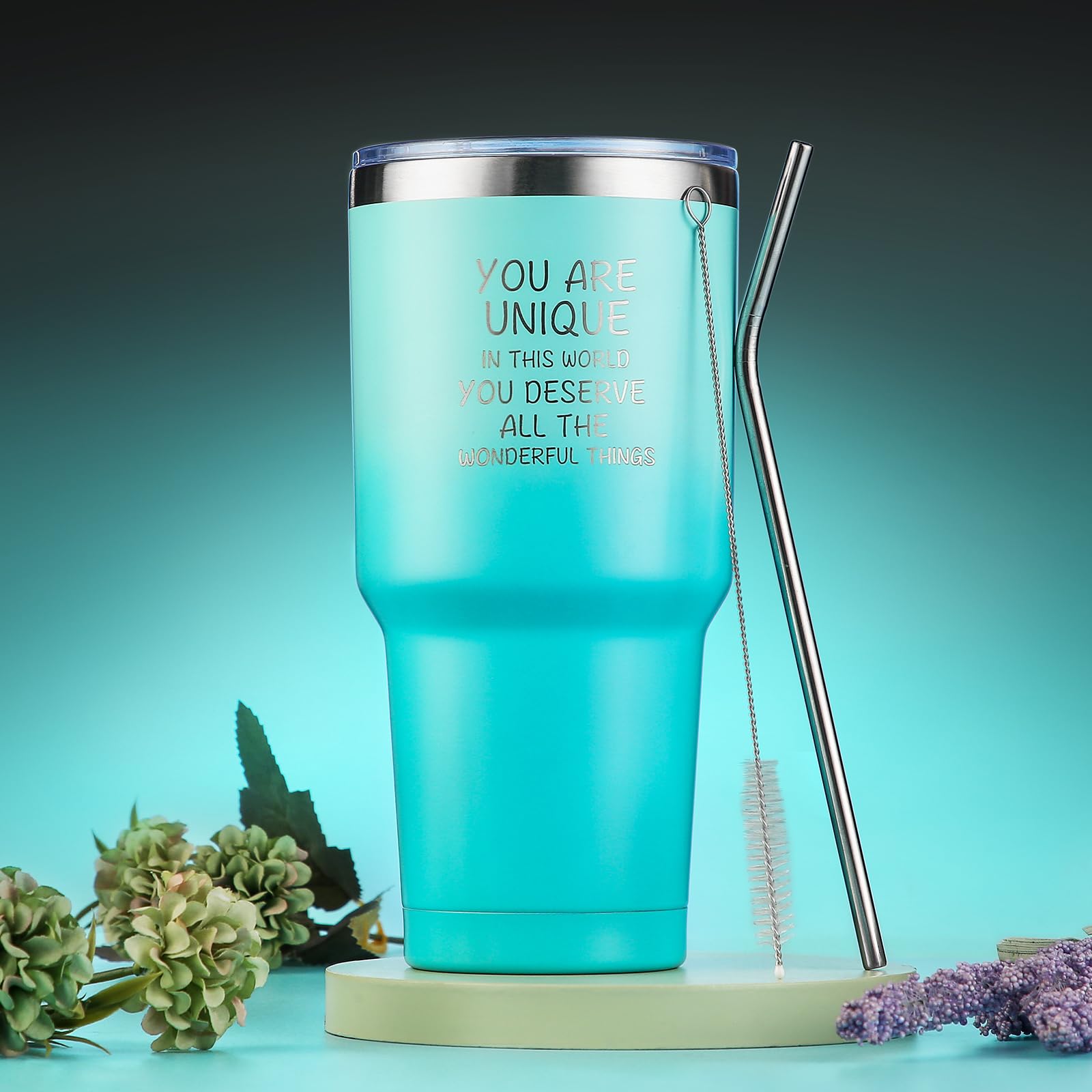 30oz Tumbler Self Care Gift Basket for Women - Relaxation Spa Set with Insulated Cup for Birthday, Christmas, Mother's Day - Perfect for Stress Relief, Home Spa Days & Thoughtful Gifting