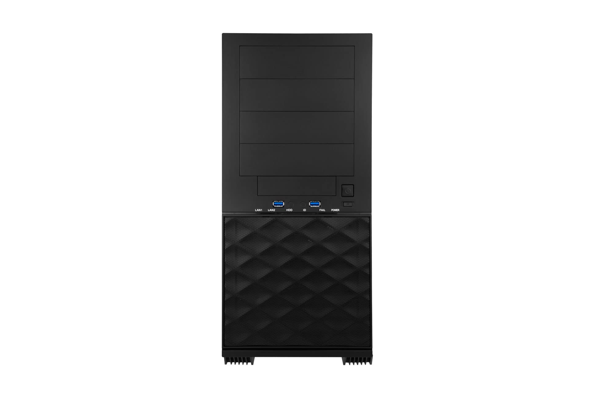 IN-WIN IW-PL052X.B3 Long Version Server Chassis with USB 3.0 & HD Audio, 120mm Cooling Fan - Ideal for Data Centers, Server Rooms & Enterprise IT Solutions