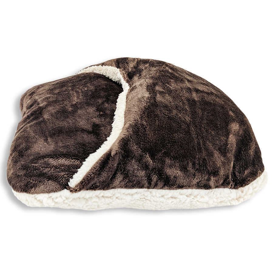 Reversible Heating Pillow for Head, Feet & Hands - Soft Hooded Microwaveable Warm Pad for Neck Pain Relief, Cold Weather Comfort - Perfect for Winter, Travel & Home Use