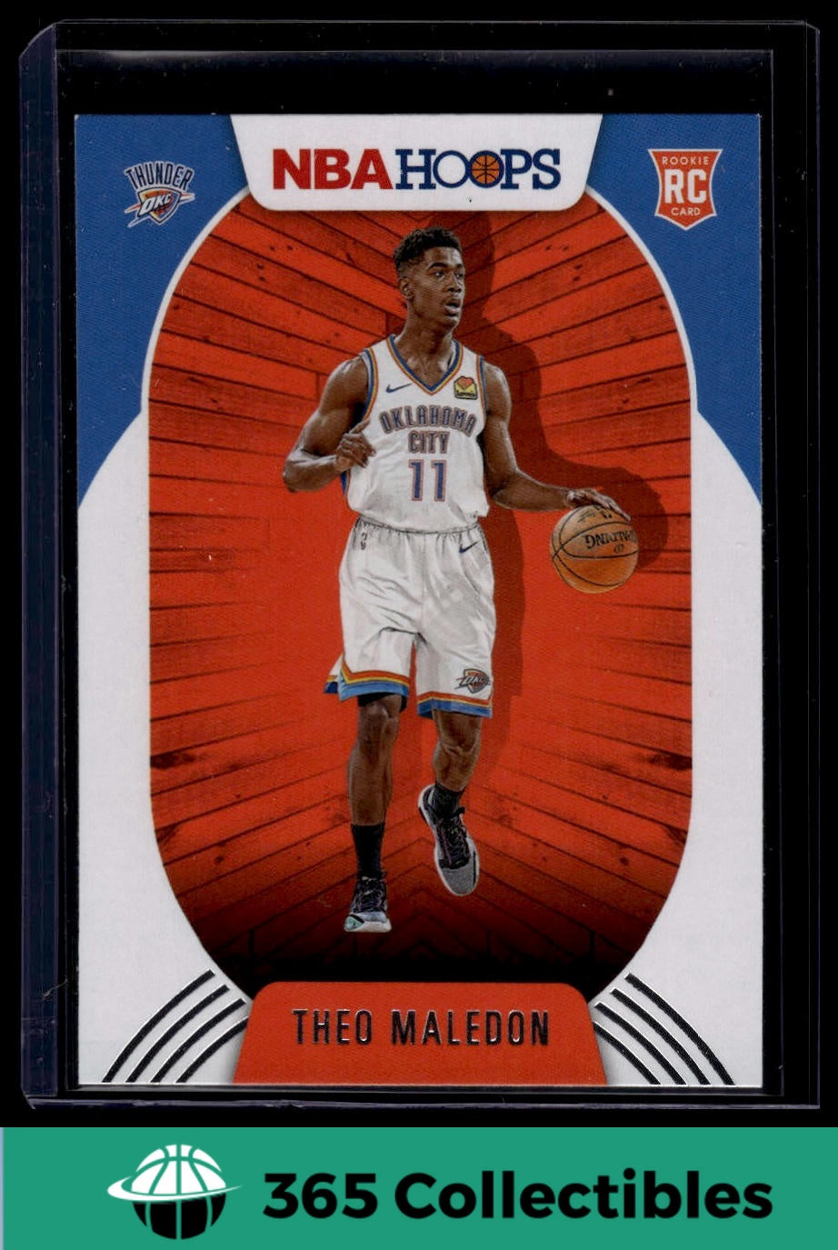 2020-21 Panini Hoops Theo Maledon Purple Rookie Card #230 - Oklahoma City Thunder NBA Basketball Trading Card for Collectors & Fans | Perfect for Sports Memorabilia Collections & Investment