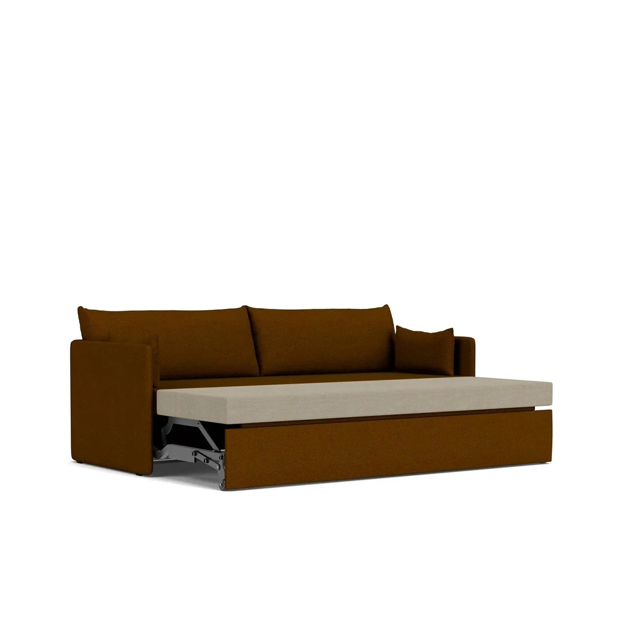 Convertible Offset Sofa Bed with Storage - Modern Sleeper Sofa for Small Spaces - Perfect for Apartments, Guest Rooms & Home Offices