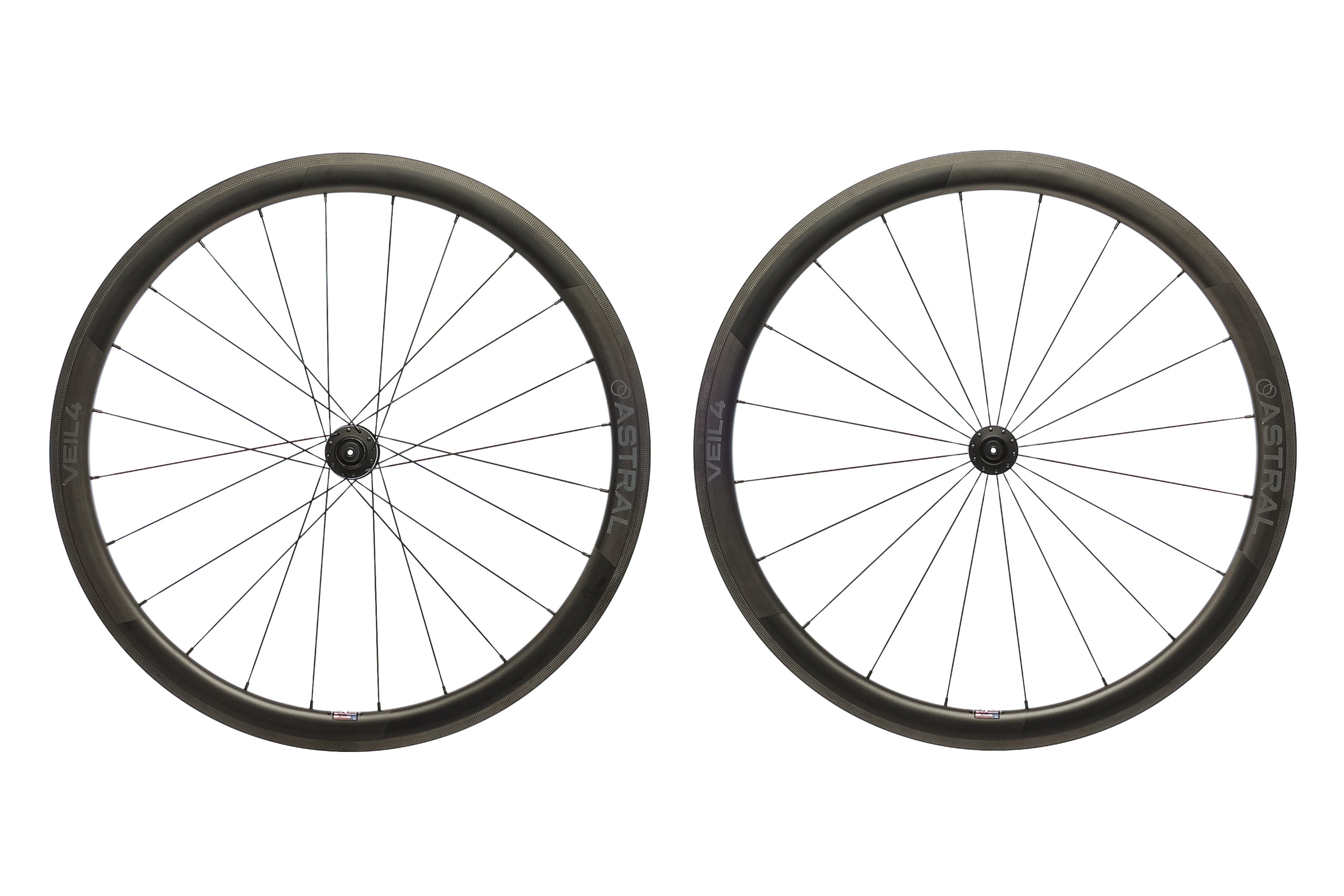 Astral Veil 4 Carbon Tubeless 700c Wheelset - Lightweight Aero Road Bike Wheels for Racing & Performance Cycling | Perfect for Road Racers & Triathletes