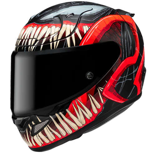 Rpha 12 Venom 3 Motorcycle Helmet - DOT Certified Full Face Helmet for Men & Women - Lightweight & Ventilated for Comfort - Ideal for Street Biking, Racing & Commuting