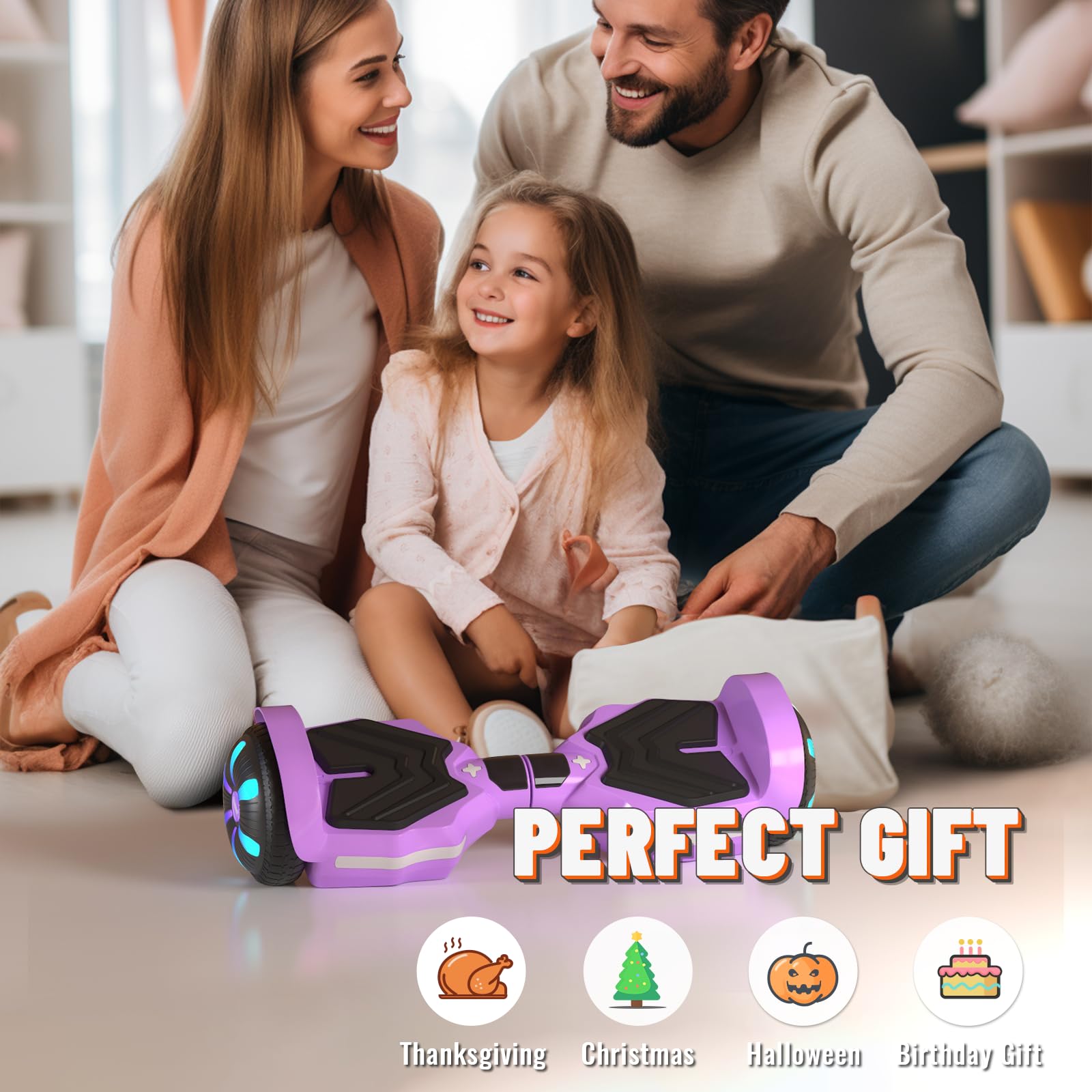 Electric Scooter with Bluetooth Speakers & LED Light-Up Wheels - APP Controlled, Dual 250W Motors, 8.5 mph Max Speed & 8.5 Miles Range - Perfect Gift for Kids, Teens & Adults - Ideal for Commuting, Campus Travel & Urban Adventures