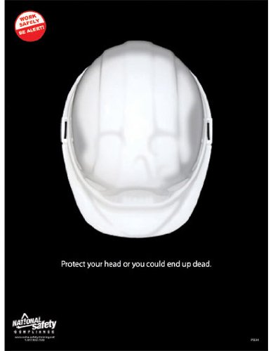 National Safety Compliance Protect Your Head Safety Poster - 24