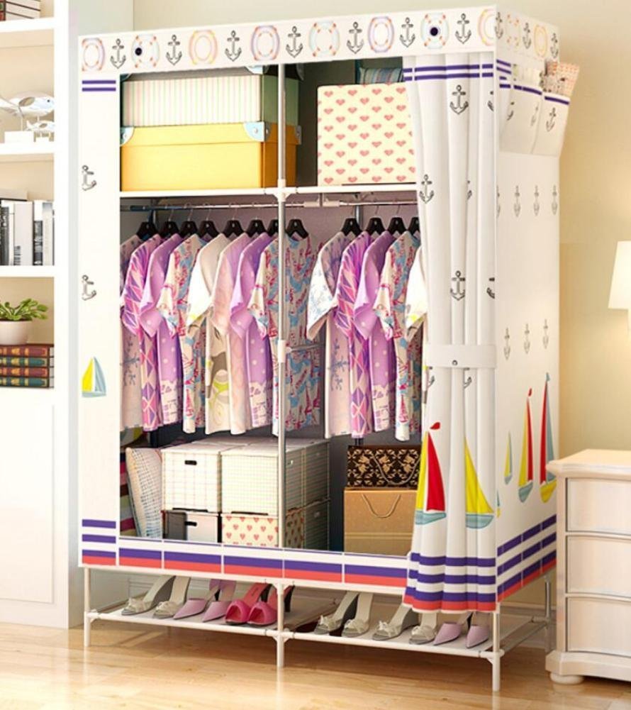 Portable Non-Woven Fabric Closet - Freestanding Wardrobe Storage Organizer for Home & Office | 66