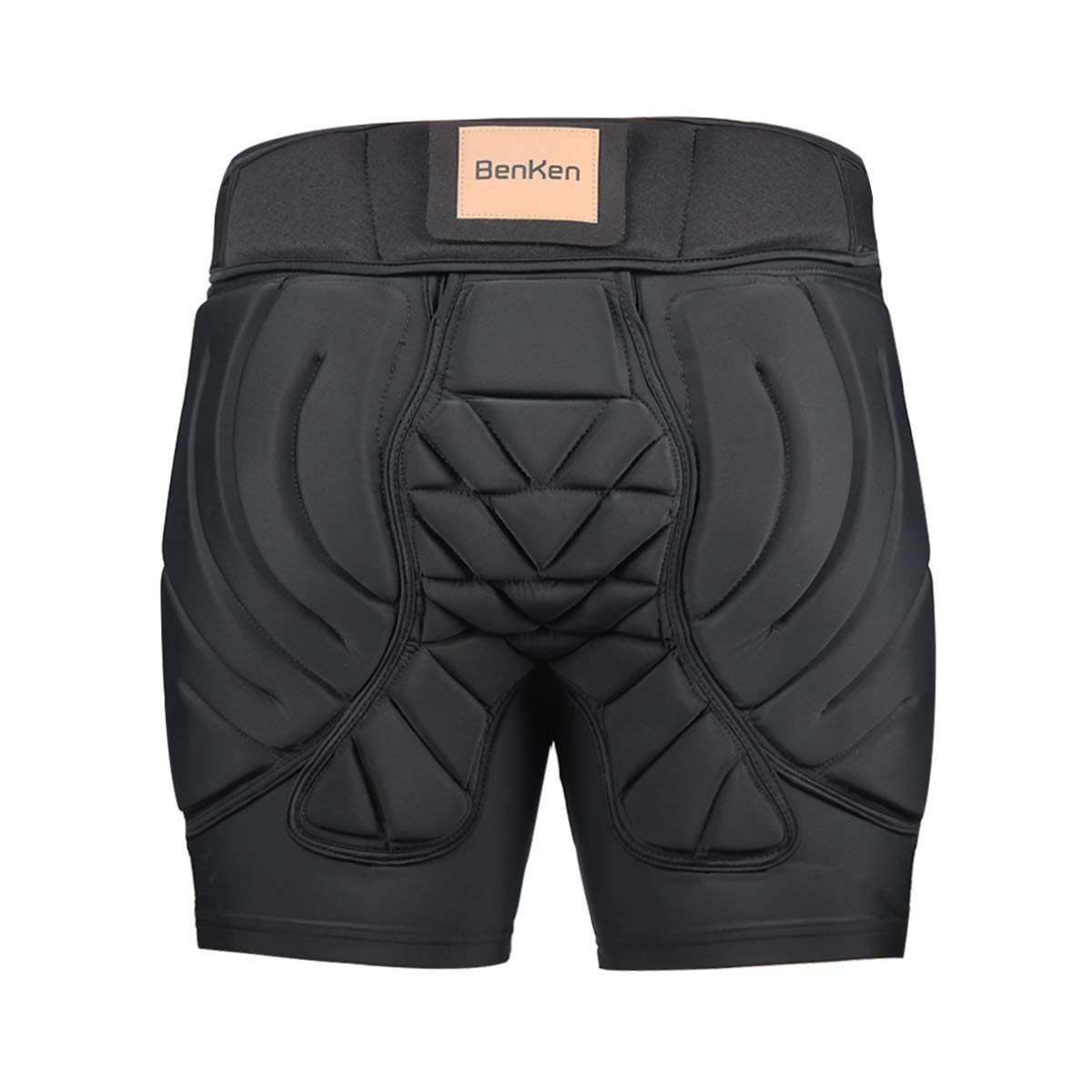 BenKen Snowboard Impact Shorts - Padded Hip & Tailbone Protector for Men & Women - Protective Pants for Skiing, Snowboarding & Skating - Ideal for Winter Sports & Extreme Activities