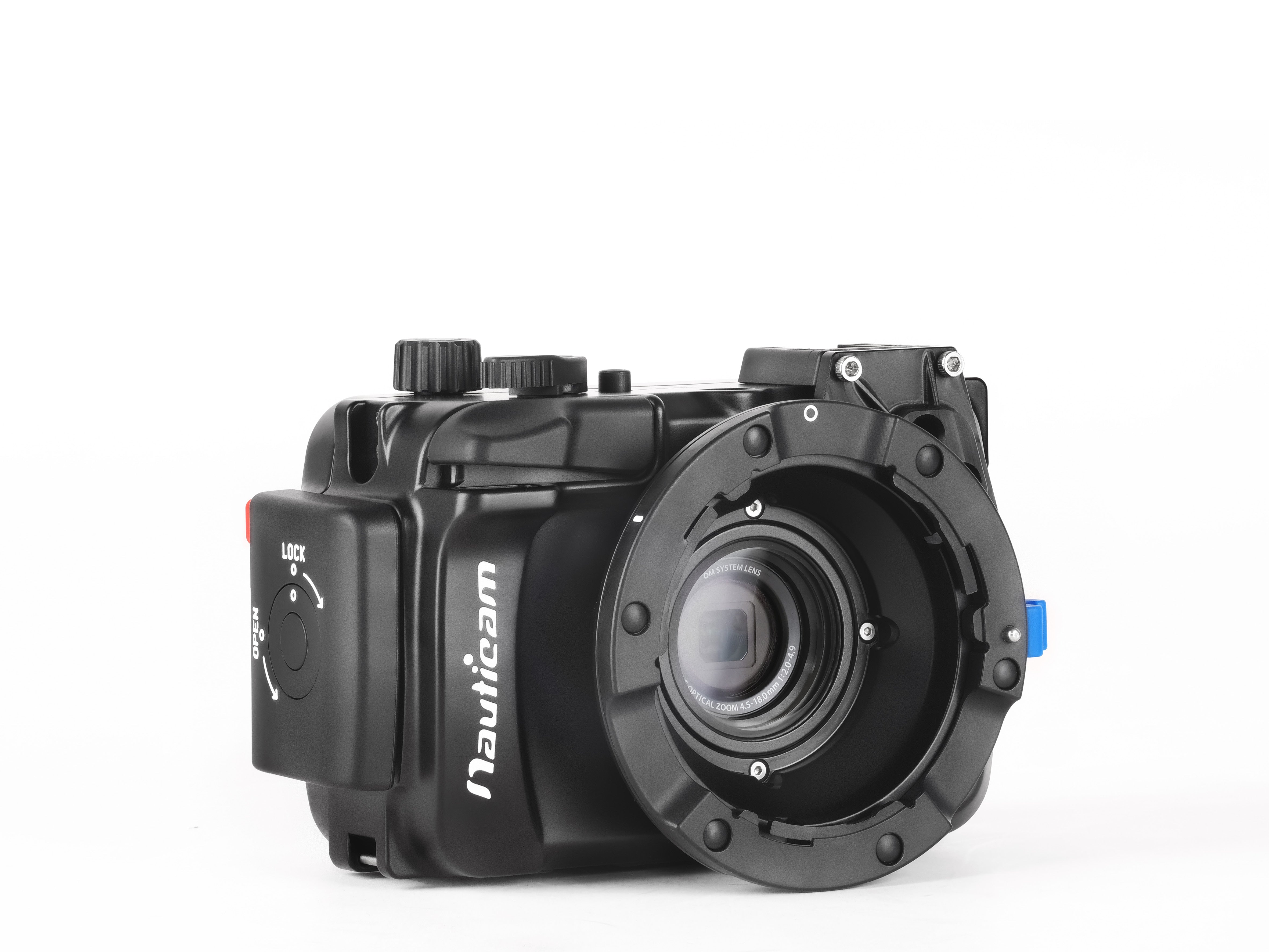 Olympus Tough TG-6 TG-7 Underwater Camera Housing - Waterproof Case for Diving, Snorkeling & Outdoor Adventures (Black)