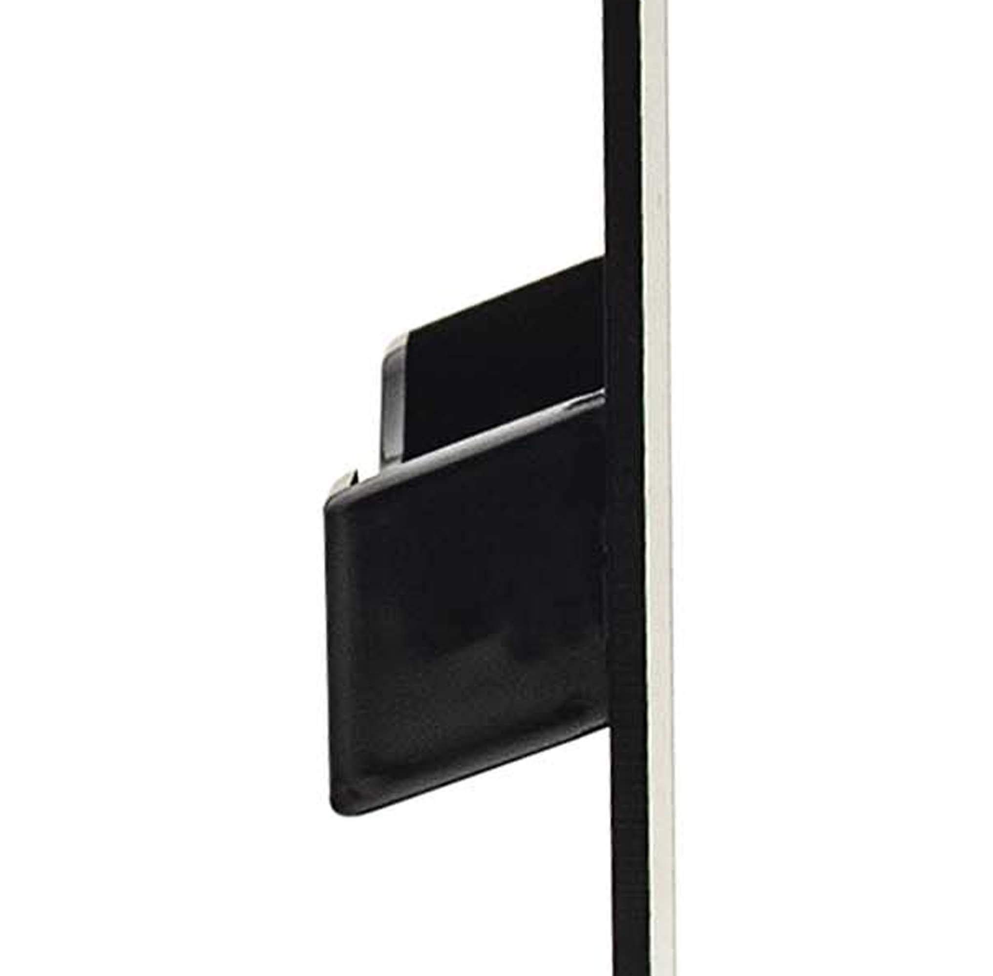 4 Pack Black Acrylic Hanging Business Card Holders - Multi Pocket Display Rack with Hardware for 3.5