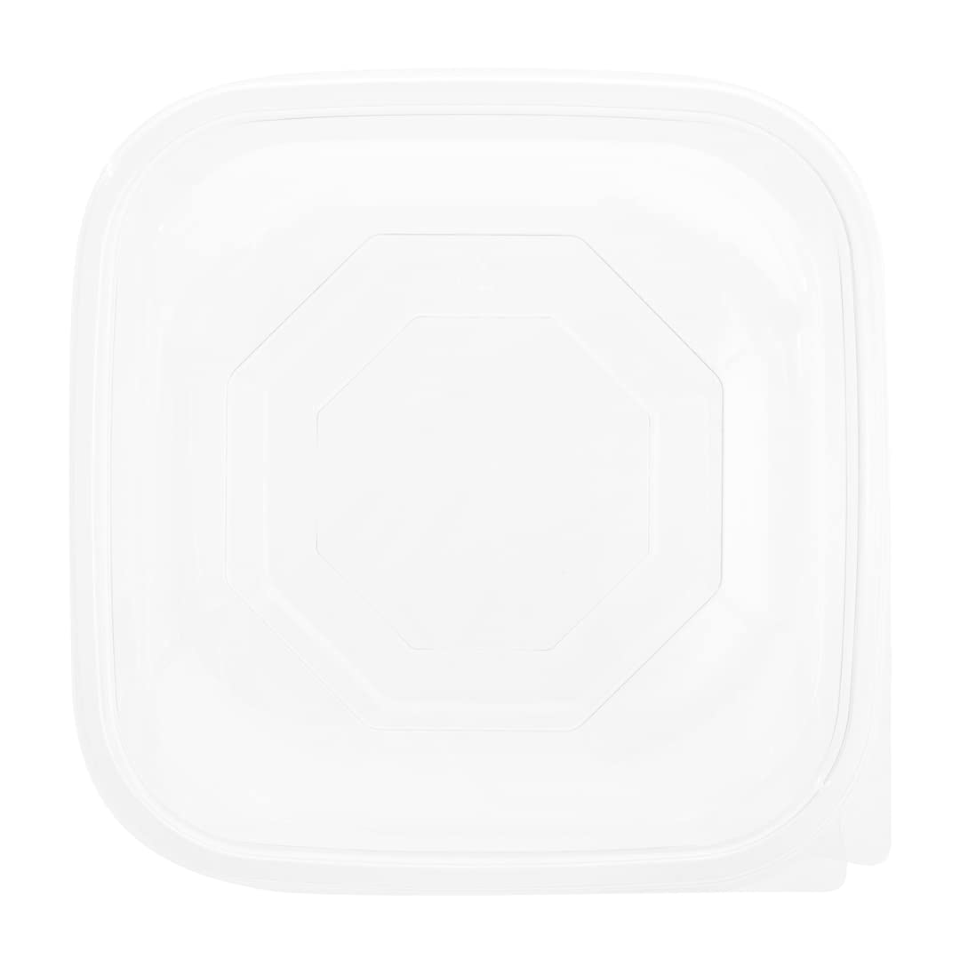 Restaurantware Thermo Tek 25.4oz Clear Plastic Salad Bowls with Lids - 100-Pack Freezable, Anti-Fog Disposable Food Containers for Takeout, Meal Prep & Catering | Perfect for Salads, Soups, Noodles & Party Serving
