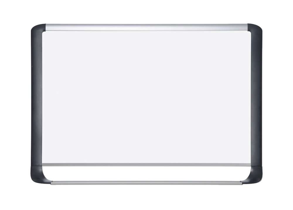 MasterVision 36x48 Porcelain Magnetic Dry Erase Board - White/Silver MVI050401 - Premium Office Whiteboard for Meetings, Classrooms & Home Offices