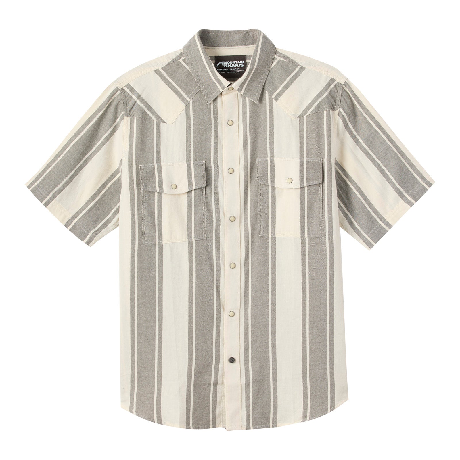 Thayne Men's Short Sleeve Woven Shirt - Casual Button Down Shirt for Men | Breathable & Comfortable Summer Shirt | Perfect for Outdoor Activities, Travel & Office Wear