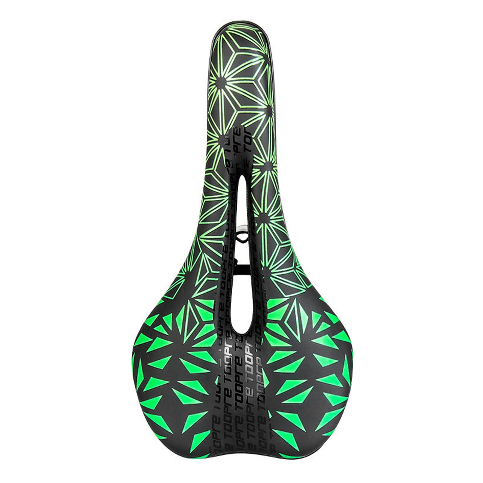 **Ayyufe Hollow Bicycle Saddle – Shockproof MTB Bike Seat with Geometric Pattern – Comfortable & Durable for Mountain Biking & Commuting**