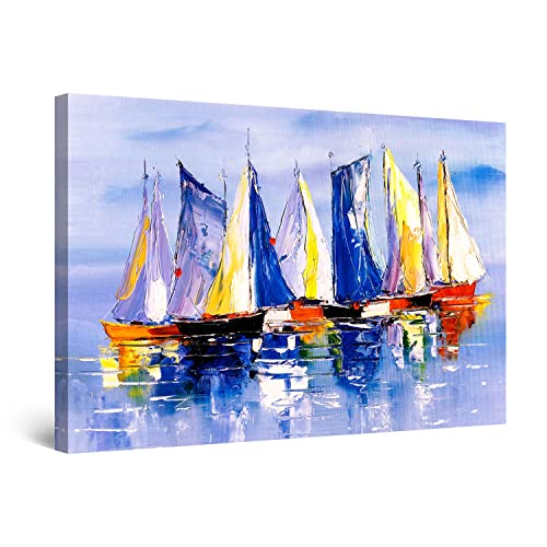 Yellow Blue Ships