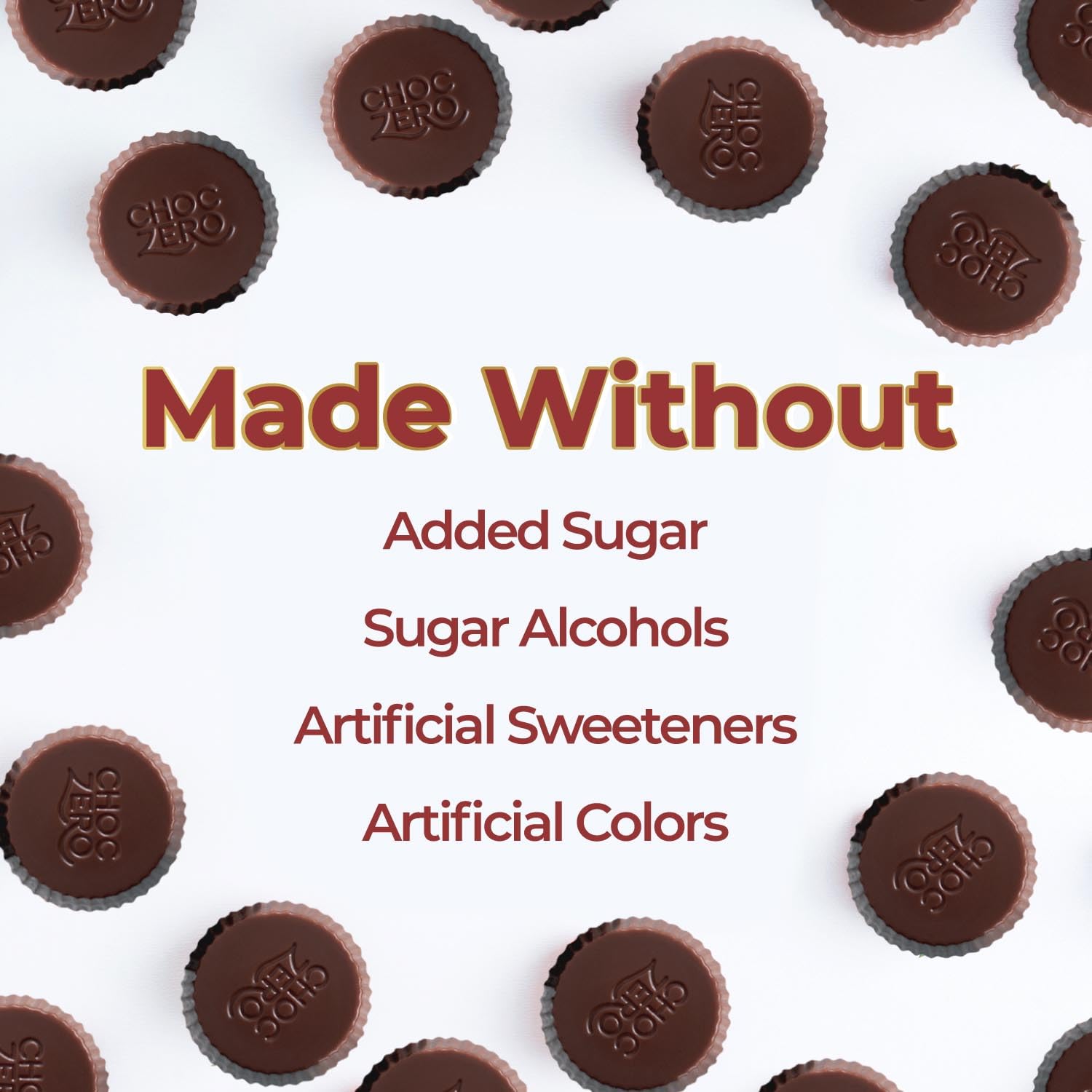 ChocZero Sugar-Free Milk Chocolate Peanut Butter Cups - Keto, Low Carb, Gluten-Free Candy Snacks - 4oz Pack of 4 (32 Cups Total) - Perfect for Diabetic-Friendly Desserts & Healthy Treats