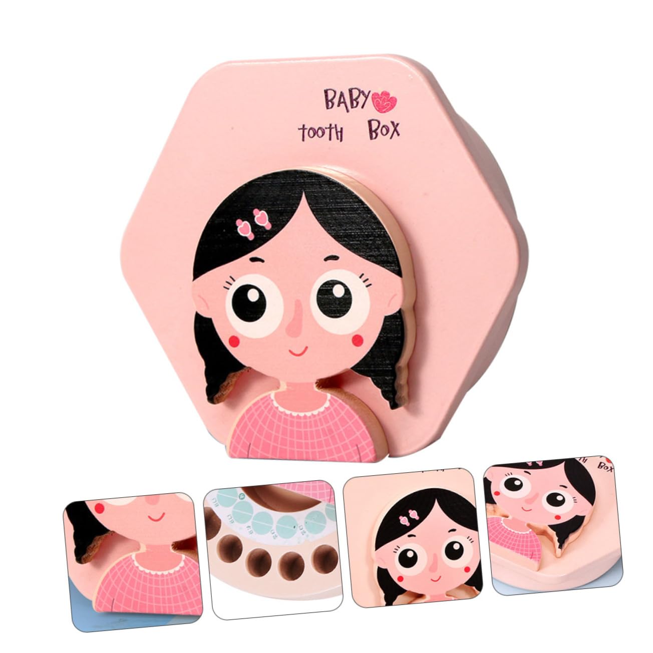Creative Baby Tooth Keepsake Box - Newborn Teeth & Fetal Hair Storage Holder - Perfect for First Tooth, Baby Hair Memorabilia and Milestone Keepsakes