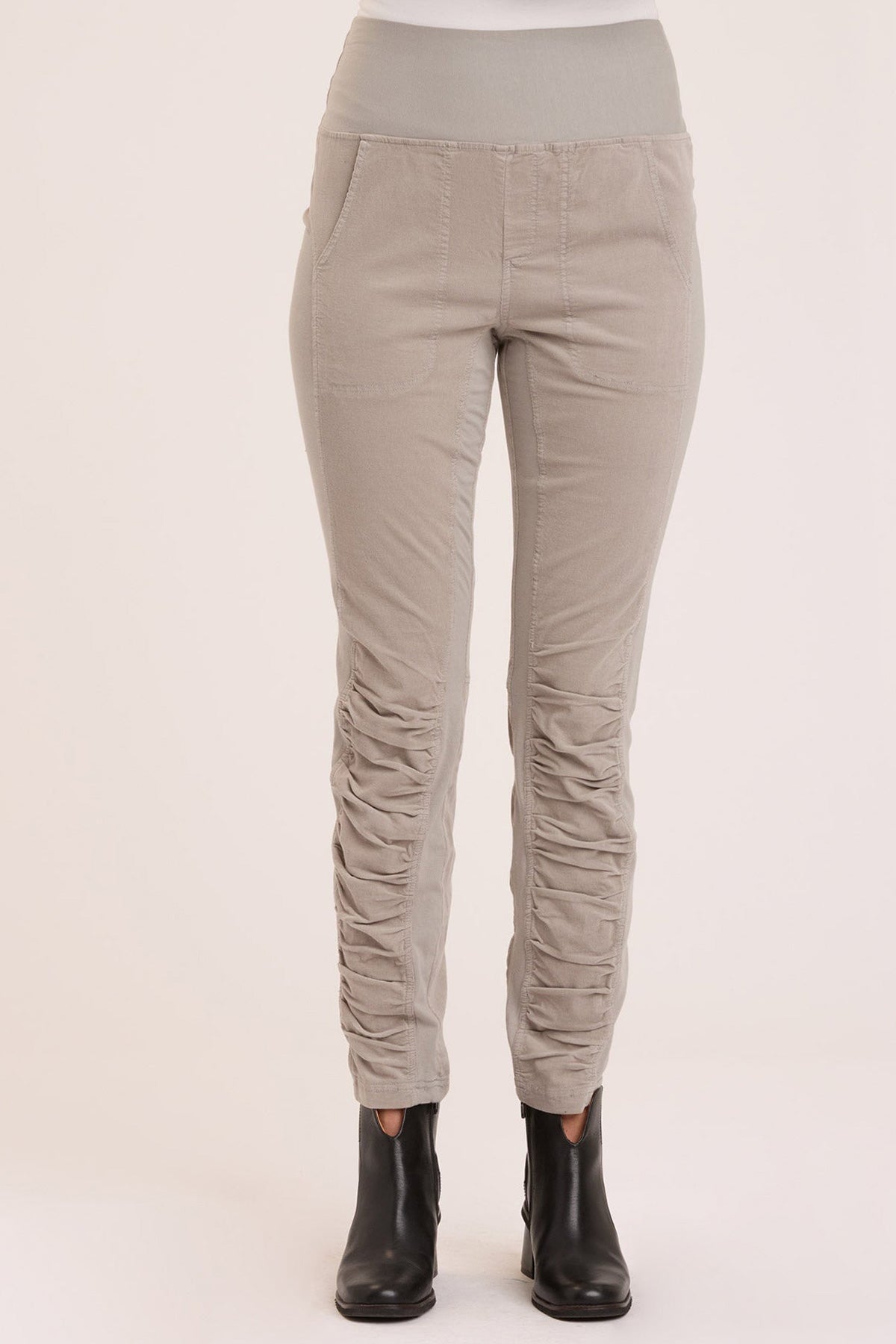 Stylish Cord Penny Leggings for Women - Comfortable Stretch High Waist Pants for Yoga, Workout & Casual Wear