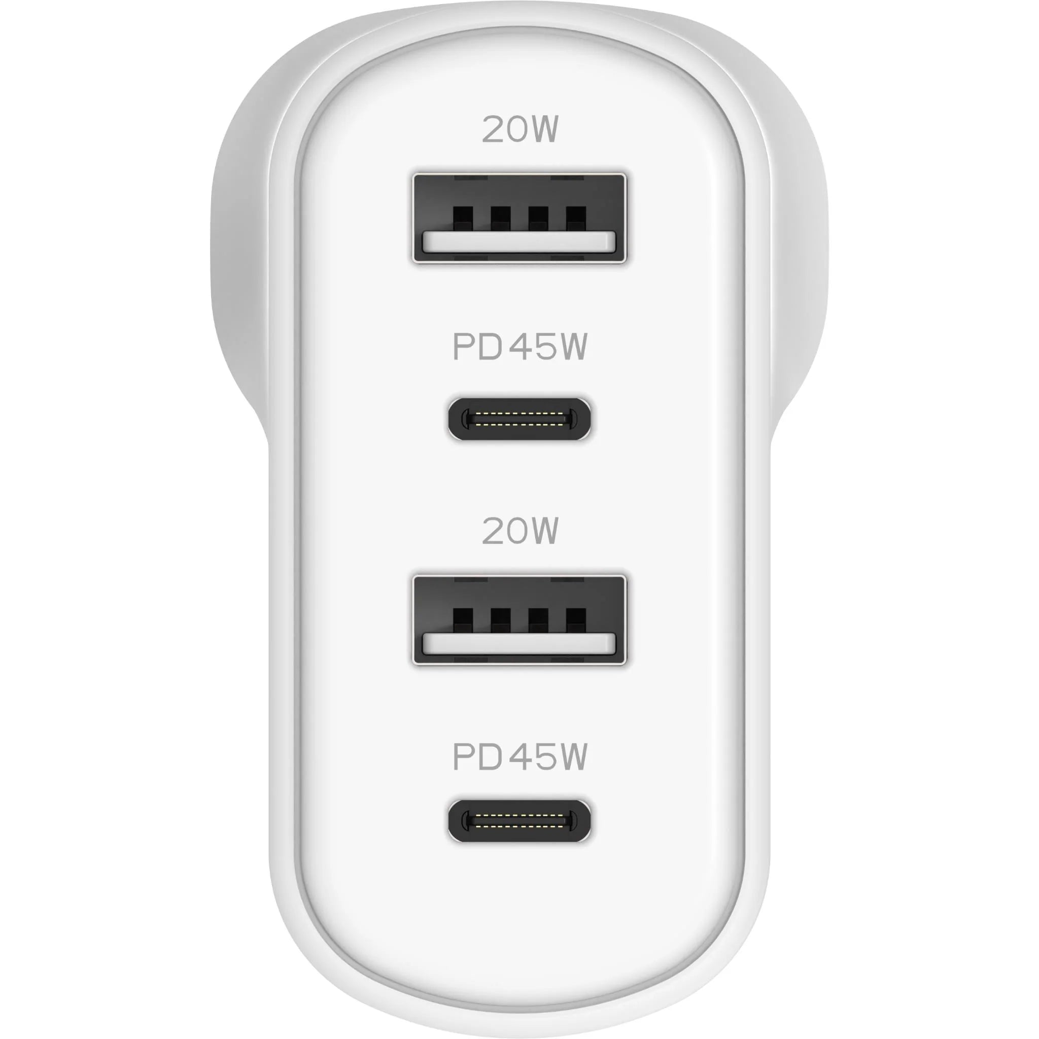 Cygnett PowerPlus 45W Multi Port USB Wall Charger - Fast Charging for iPhone, Samsung, iPad & More - Perfect for Travel, Home & Office Use